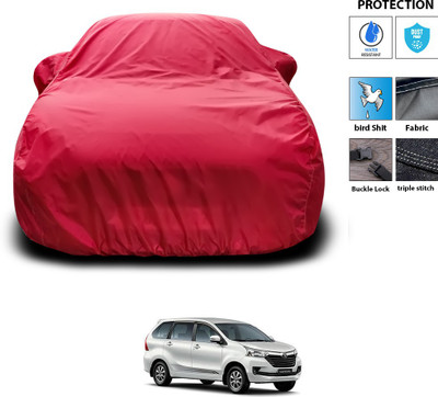 CODOKI Car Cover For Toyota Avanza (With Mirror Pockets)(Maroon)