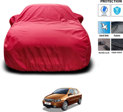 CODOKI Car Cover For Tata Indigo eCS (With Mirror Pockets)(Maroon)