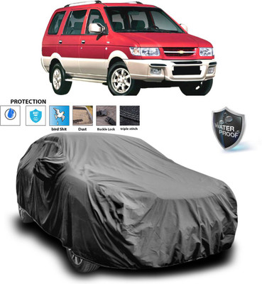 PAGORA Car Cover For Chevrolet Tavera (With Mirror Pockets)(Grey)