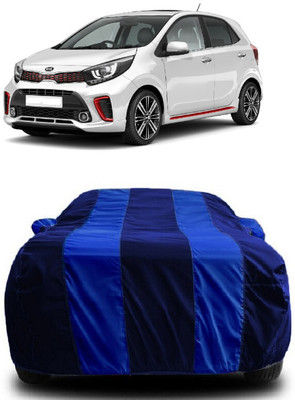 SUGASHRI Car Cover For Kia Picanto (With Mirror Pockets)(Blue, Blue)