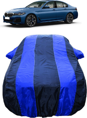 Wegather Car Cover For BMW 5 Series (With Mirror Pockets)(Blue)