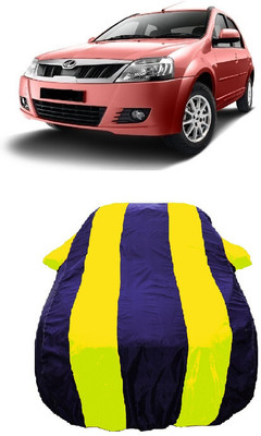 Wegather Car Cover For Mahindra E Verito D4 (With Mirror Pockets)(Yellow)