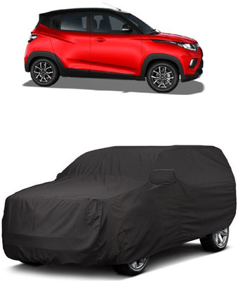ANTOFY Car Cover For Mahindra KUV100 NXT D75 K8 Dual Tone (With Mirror Pockets)(Grey)