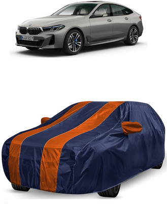 ANTOFY Car Cover For BMW 6 Series GT (With Mirror Pockets)(Orange, Blue)