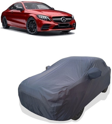 Tricway Car Cover For Mercedes Benz C-Class Coupe C43 AMG Petrol (With Mirror Pockets)(Grey)
