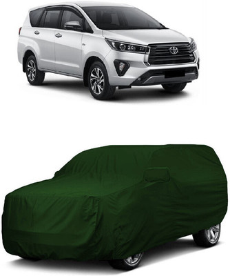 ANTOFY Car Cover For Toyota Innova Crysta (With Mirror Pockets)(Green)