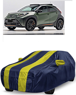 ANTOFY Car Cover For Tata Nano (With Mirror Pockets)(Yellow, Blue)