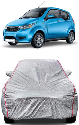 SUGASHRI Car Cover For Mahindra e2o Plus P4 Electric (With Mirror Pockets)(Silver)