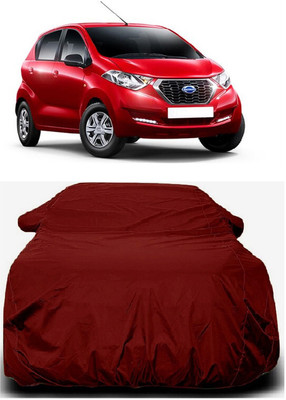 Autoprime Car Cover For Datsun Redi-Go AMT 1.0 S Petrol (With Mirror Pockets)(Maroon)