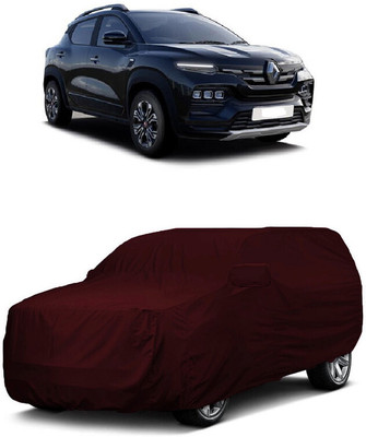 ANTOFY Car Cover For Renault Kiger (With Mirror Pockets)(Maroon)