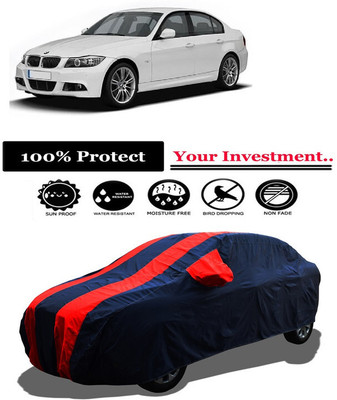 Amexride Car Cover For BMW 3 Series E90 325 (With Mirror Pockets)(Red)