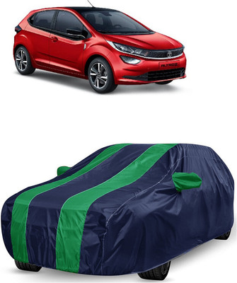 ANTOFY Car Cover For Tata Altroz (With Mirror Pockets)(Green, Blue)