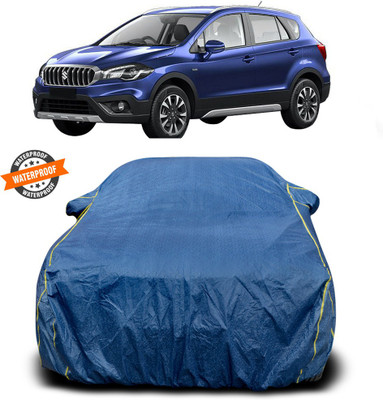PAGORA Car Cover For Maruti S-Cross (With Mirror Pockets)(Blue)