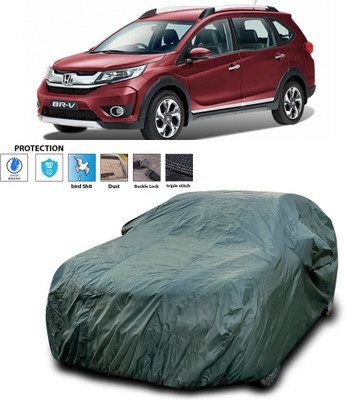 CODOKI Car Cover For Honda Brio (With Mirror Pockets)(Green)