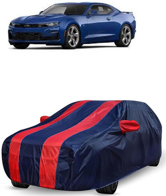 ANTOFY Car Cover For Chevrolet Camaro 3.6L (With Mirror Pockets)(Red, Blue)
