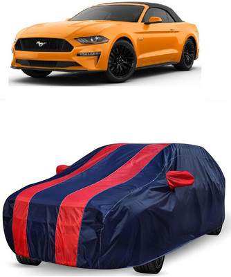ANTOFY Car Cover For Ford Mustang Facelift (With Mirror Pockets)(Red, Blue)