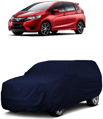 ANTOFY Car Cover For Honda Jazz 1.2 VX i VTEC (With Mirror Pockets)(Blue)