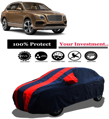 Amexride Car Cover For Bentley Bentayga V8 Petrol (With Mirror Pockets)(Red)