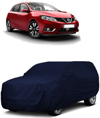 ANTOFY Car Cover For Nissan Pulsar (With Mirror Pockets)(Blue)