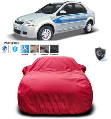 PAGORA Car Cover For Mahindra e-Verito (With Mirror Pockets)(Maroon)