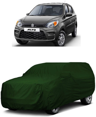 ANTOFY Car Cover For Maruti Suzuki Alto 800 STD (With Mirror Pockets)(Green)