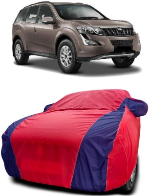 DIGGU Car Cover For Mahindra XUV500 W8 1.99 mHawk (With Mirror Pockets)(Red, Blue)