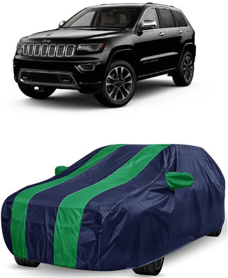 ANTOFY Car Cover For Jeep Grand Cherokee Limited 4X4 Diesel (With Mirror Pockets)(Green, Blue)
