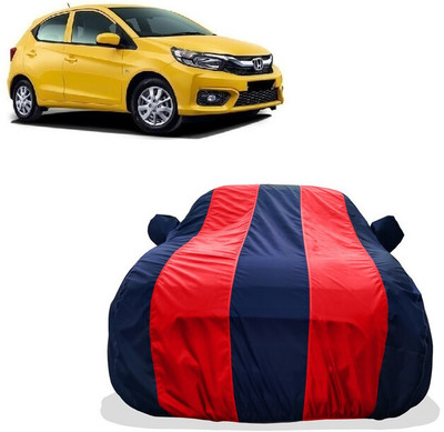 Tricway Car Cover For Honda Brio S MT (With Mirror Pockets)(Red)