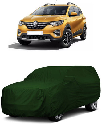 ANTOFY Car Cover For Renault Triber RXL (With Mirror Pockets)(Green)