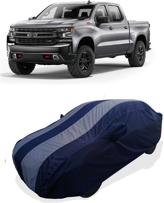 Coxtor Car Cover For Chevrolet Silverado 6.2L (With Mirror Pockets)(Grey)