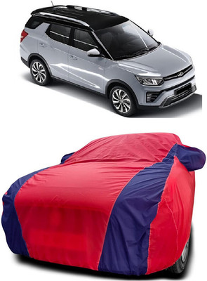 Autoprime Car Cover For Mahindra XUV400 (With Mirror Pockets)(Red, Blue)