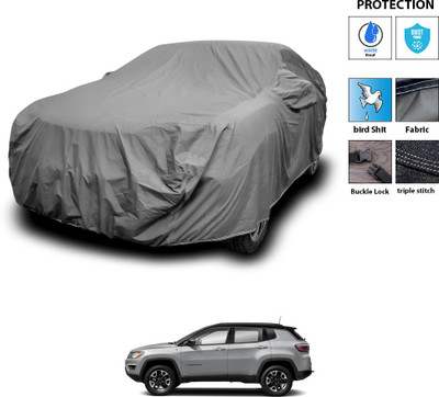 PAGORA Car Cover For Jeep Compass (With Mirror Pockets)(Grey)