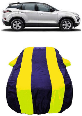 Wegather Car Cover For Tata Harrier XZ Dual Tone (With Mirror Pockets)(Yellow)