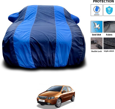 PAGORA Car Cover For Tata Indigo eCS (With Mirror Pockets)(Blue)