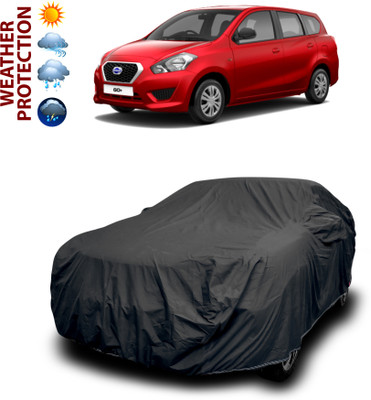 CODOKI Car Cover For Datsun GO Plus A (With Mirror Pockets)(Black)