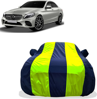 Tricway Car Cover For Mercedes Benz C-Class Prime C 220d Diesel (With Mirror Pockets)(Yellow)