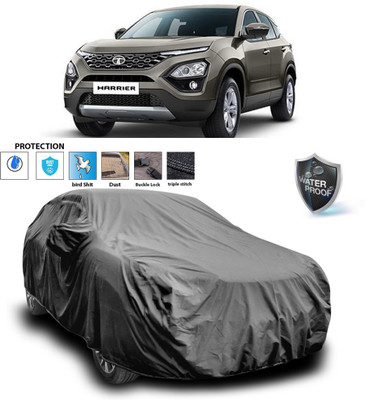 CODOKI Car Cover For Tata Harrier (With Mirror Pockets)(Grey)