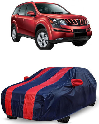 ANTOFY Car Cover For Mahindra XUV500 W8 AWD (With Mirror Pockets)(Red, Blue)