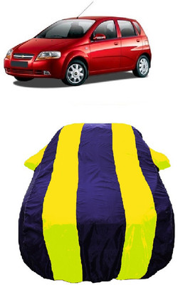 Wegather Car Cover For Chevrolet Aveo Uva (With Mirror Pockets)(Yellow)