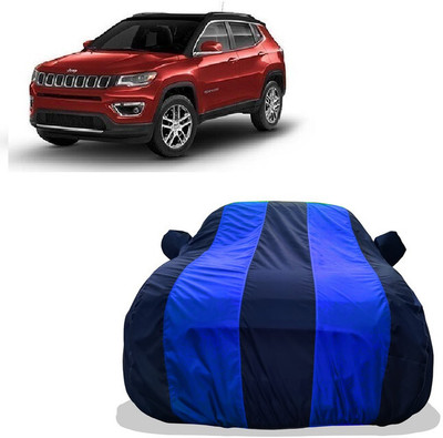 Tricway Car Cover For Jeep Compass 1.4 Longitude Option Petrol (With Mirror Pockets)(Multicolor)
