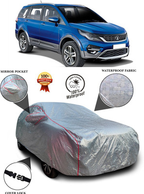 PAGORA Car Cover For Tata Hexa (With Mirror Pockets)(Silver)