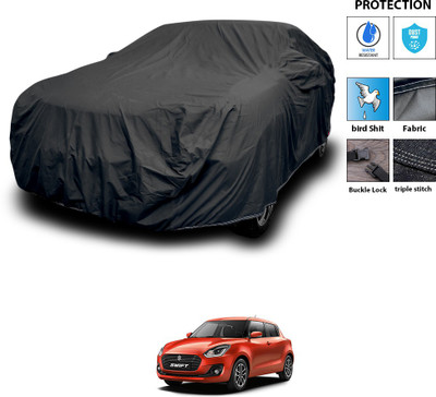 PAGORA Car Cover For Maruti Suzuki Swift (With Mirror Pockets)(Black)