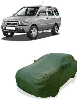 Tricway Car Cover For Chevrolet Tavera Neo 3 LS 7 Seats BSIII (With Mirror Pockets)(Green)