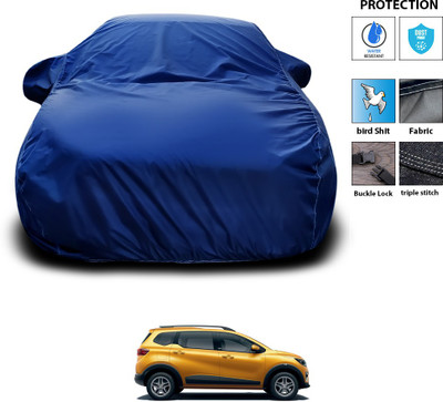CODOKI Car Cover For Renault Triber (With Mirror Pockets)(Blue)