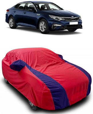 ANTOFY Car Cover For Kia Optima (With Mirror Pockets)(Red, Blue)
