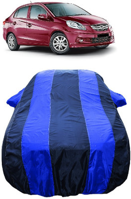 Wegather Car Cover For Honda Amaze VX i-VTEC (With Mirror Pockets)(Blue)