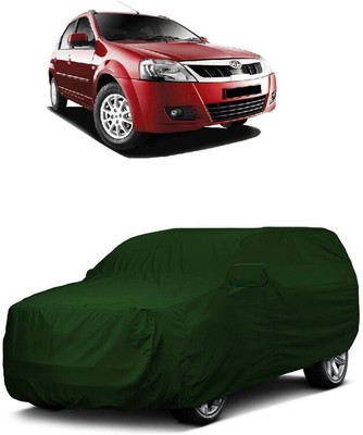 ANTOFY Car Cover For Mahindra E Verito D2 Electric (With Mirror Pockets)(Green)