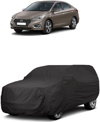 ANTOFY Car Cover For Hyundai Verna CRDi 1.6 SX Diesel (With Mirror Pockets)(Grey)