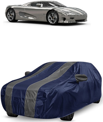 ANTOFY Car Cover For Koenigsegg CC8S 4.7L V8 (With Mirror Pockets)(Grey, Blue)