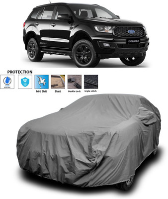 PAGORA Car Cover For Ford Endeavour (With Mirror Pockets)(Grey)